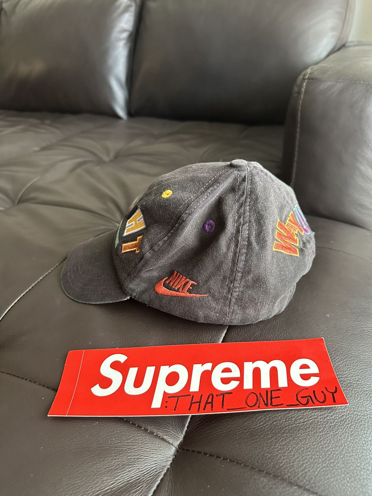 Nike × Vintage Vintage 90’s Nike Flight Basketball Hat Size ONE SIZE - 4 Thumbnail