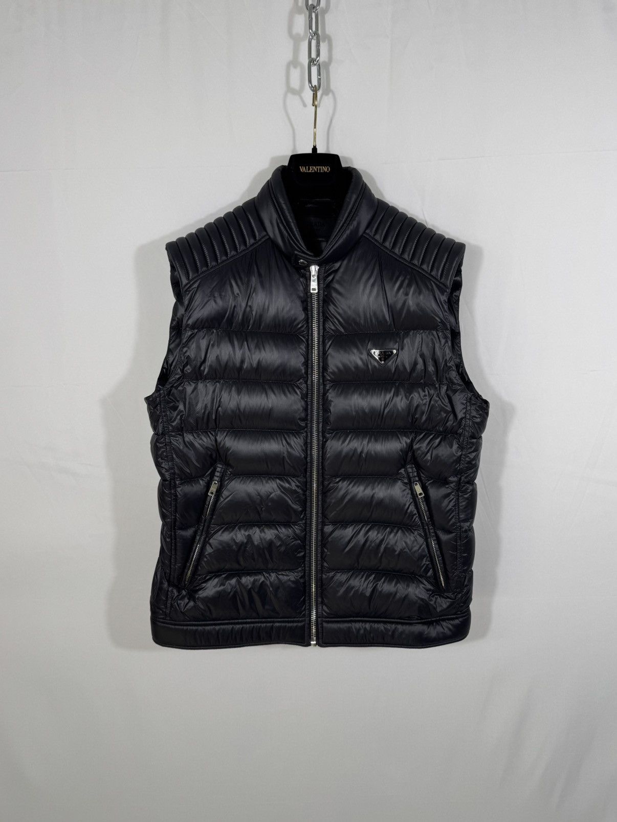 Prada Prada Black Light Nylon Down Vest | Grailed