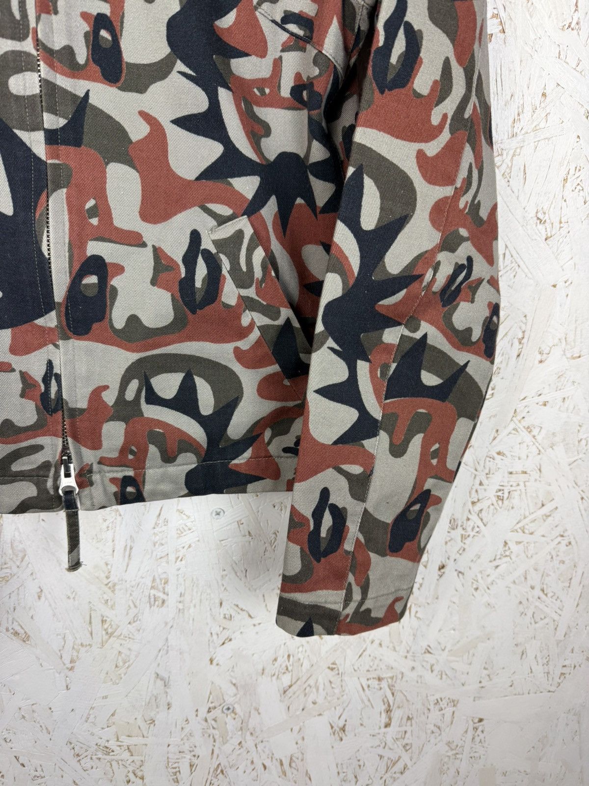 Jean Paul Gaultier Jean Paul Gaultier AW01 Faces Allover Print Denim Jacket 40 Size S / US 4 / IT 40 - 3 Thumbnail