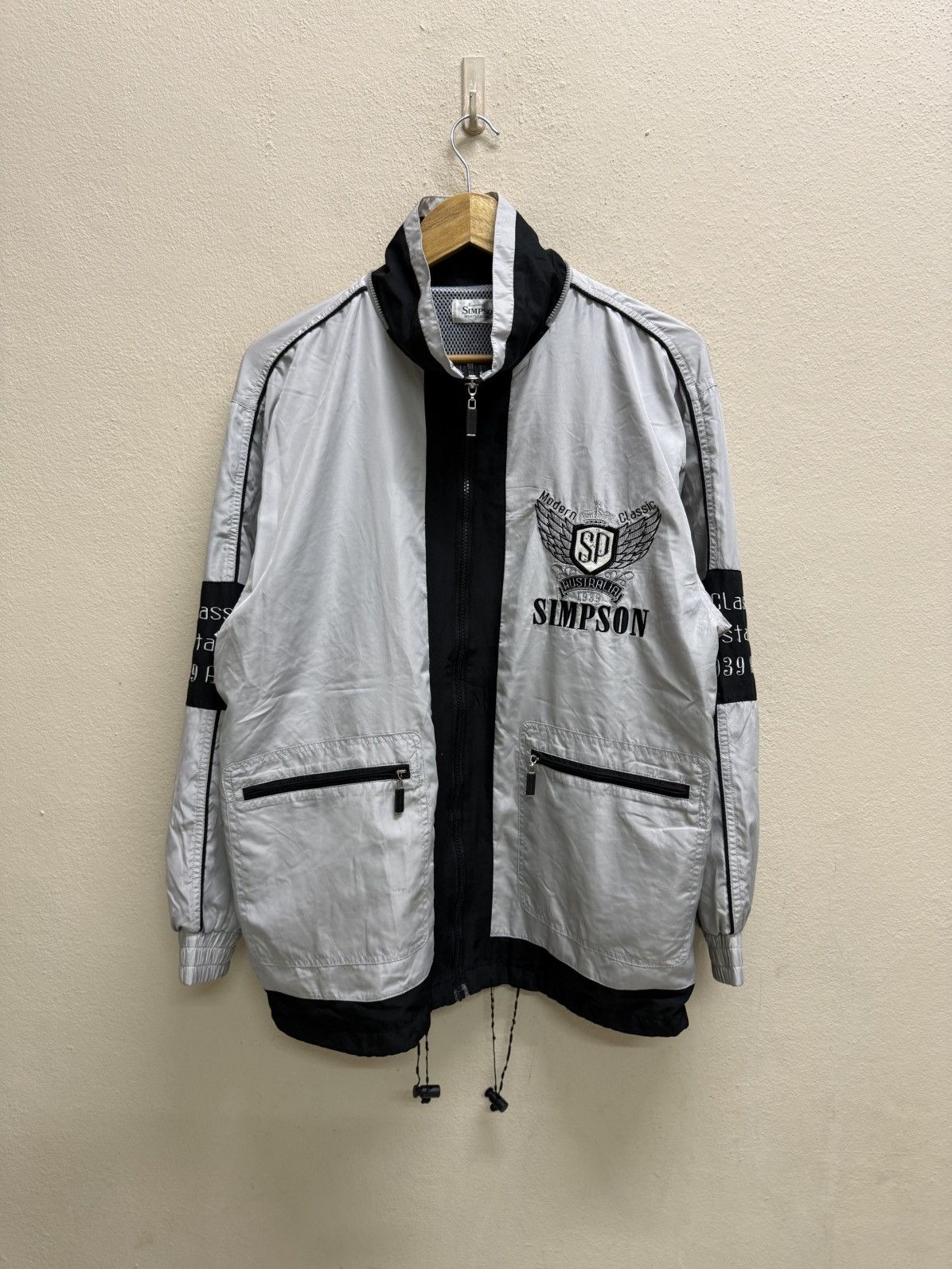 The Simpsons Vintage Simpson Sport Windbreaker Jacket Size US L / EU 52-54 / 3 - 19 Thumbnail