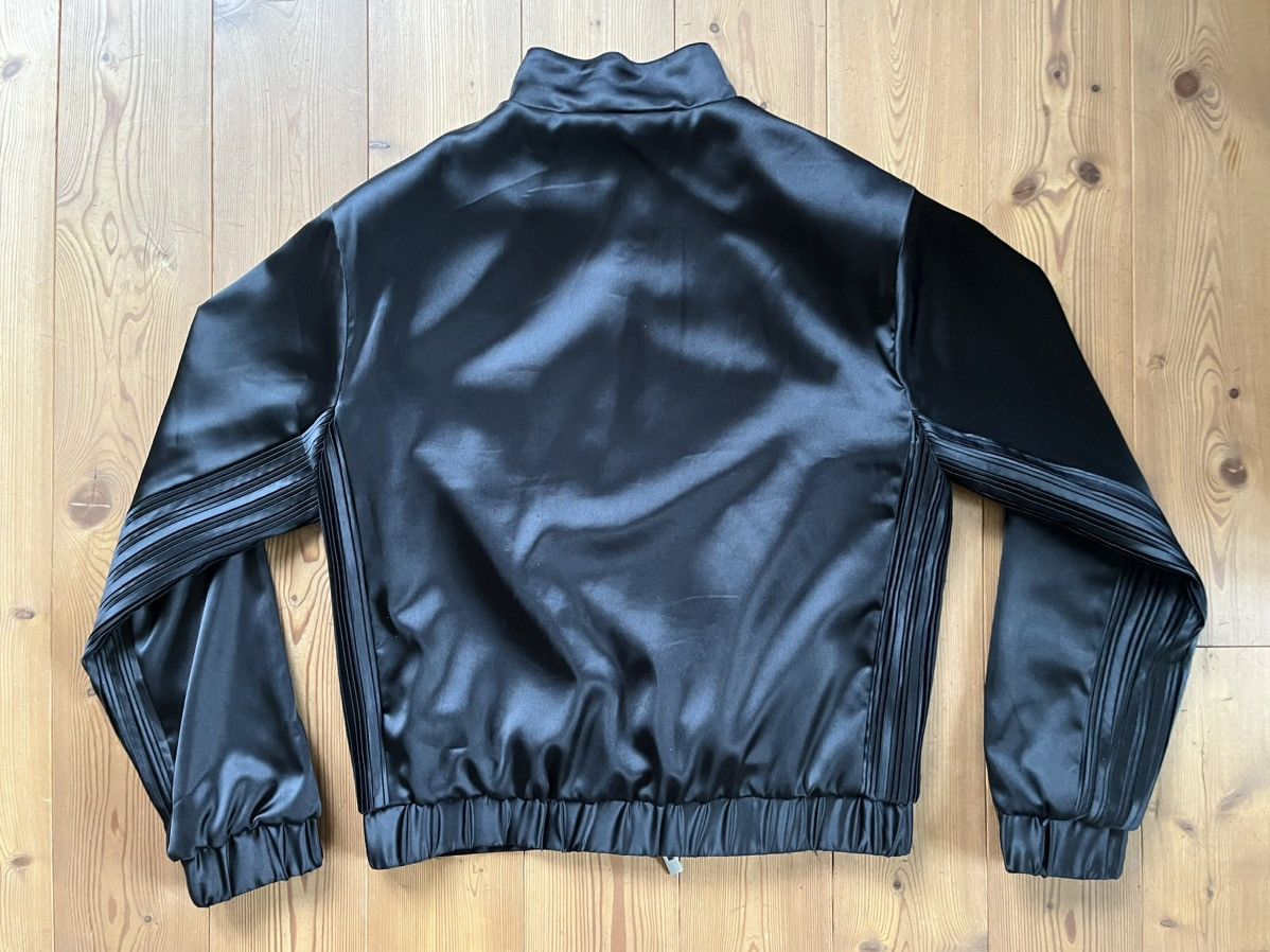 Han Kjobenhavn Satin Track Top Blouson Jacket Plissé Black Size US L / EU 52-54 / 3 - 25 Thumbnail