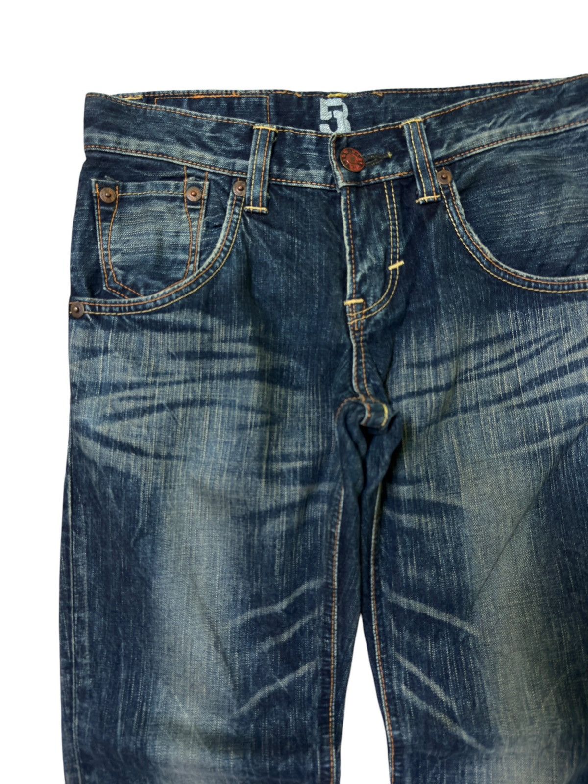 Edwin FLARE EDWIN 503 CLAWS ACID WASH JUNYA WATANABE STYLE DENIM Size US 29 - 4 Thumbnail