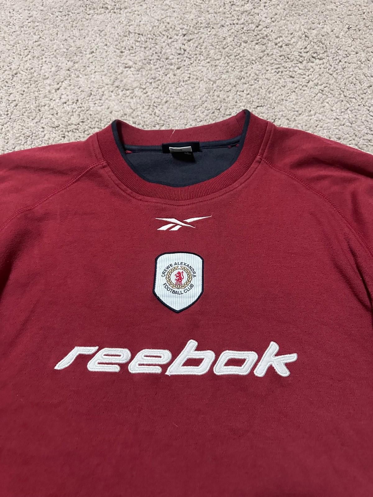 Reebok Crewe Alexandra Football SweatShirt Training Rare Jersey S Size US S / EU 44-46 / 1 - 5 Thumbnail