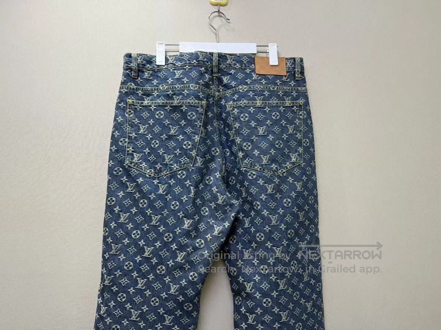 Louis Vuitton louis vuitton blue logo denim pants. Size US 36 / EU 52 - 5 Thumbnail