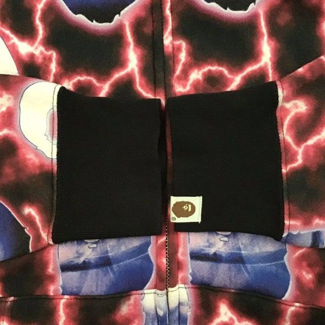 Bape BAPE LIGHTNING full zip hoodie a bathing ape Size US M / EU 48-50 / 2 - 4 Thumbnail