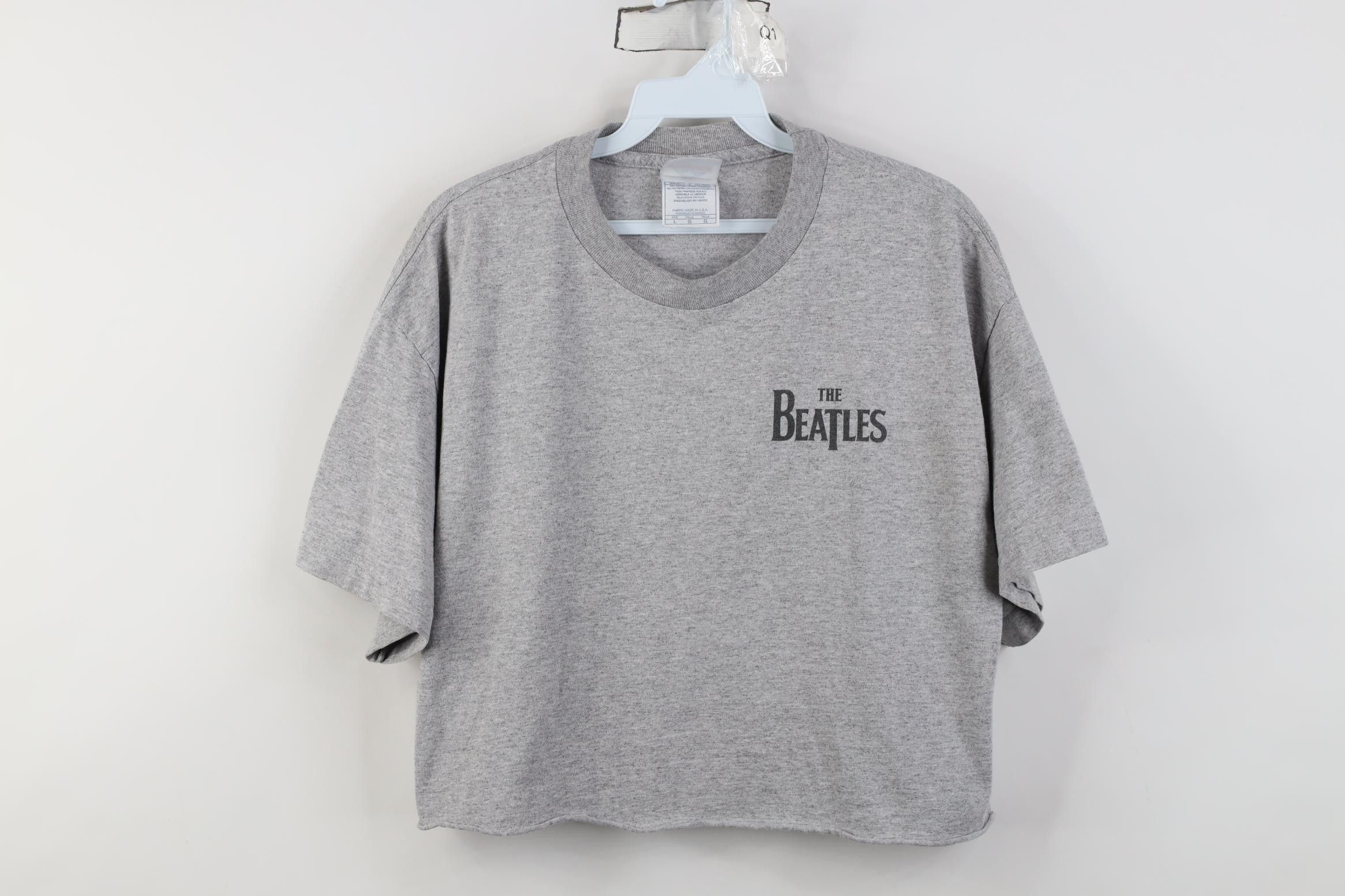 Vintage Vintage Y2K 2002 The Beatles Band T-Shirt Heather Gray Size L / US 10 / IT 46 - 1 Thumbnail