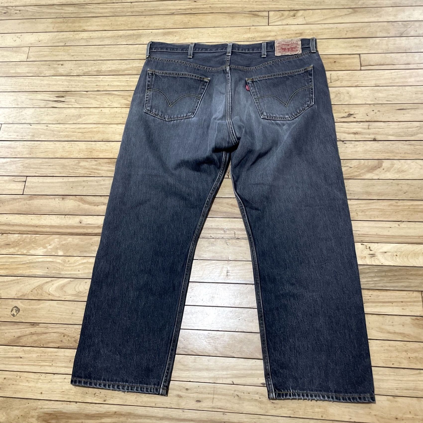 Levi's VINTAGE Levi's Jeans 501XX Denim 501 XX Men 42 Regular Black Gray Y2K Streetwear Skate Size US 42 / EU 58 - 2 Thumbnail