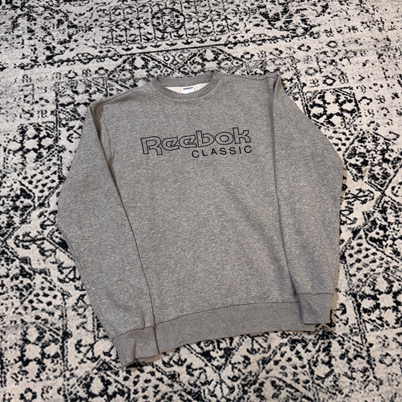 Reebok × Vintage Vintage Reebok Gray Cotton Crewneck Size S 90s Sport Logo Size US S / EU 44-46 / 1 - 3 Thumbnail