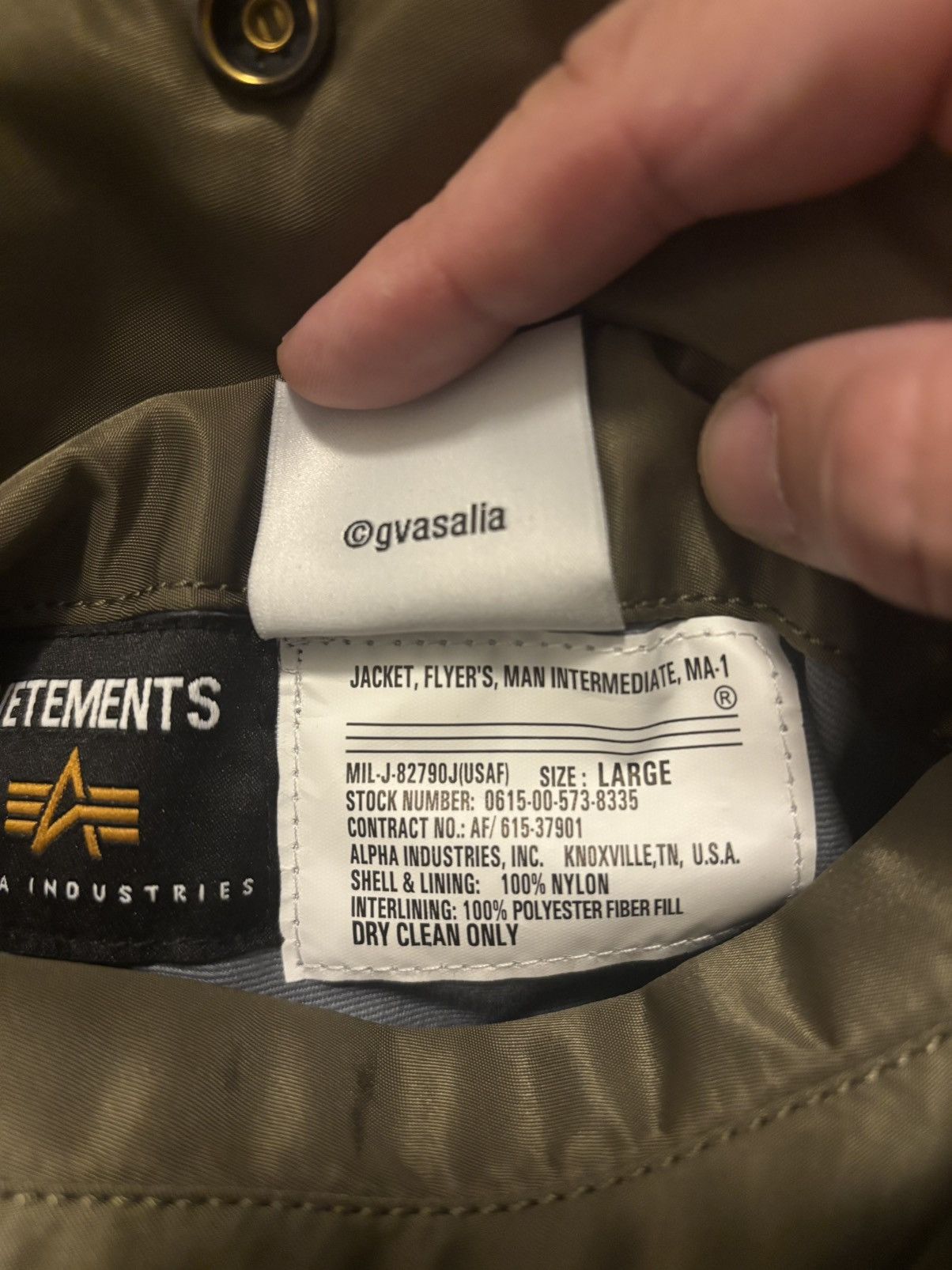 Vetements VETEMENTS REVERSIBLE SPLIT BOMBER Size US L / EU 52-54 / 3 - 19 Thumbnail
