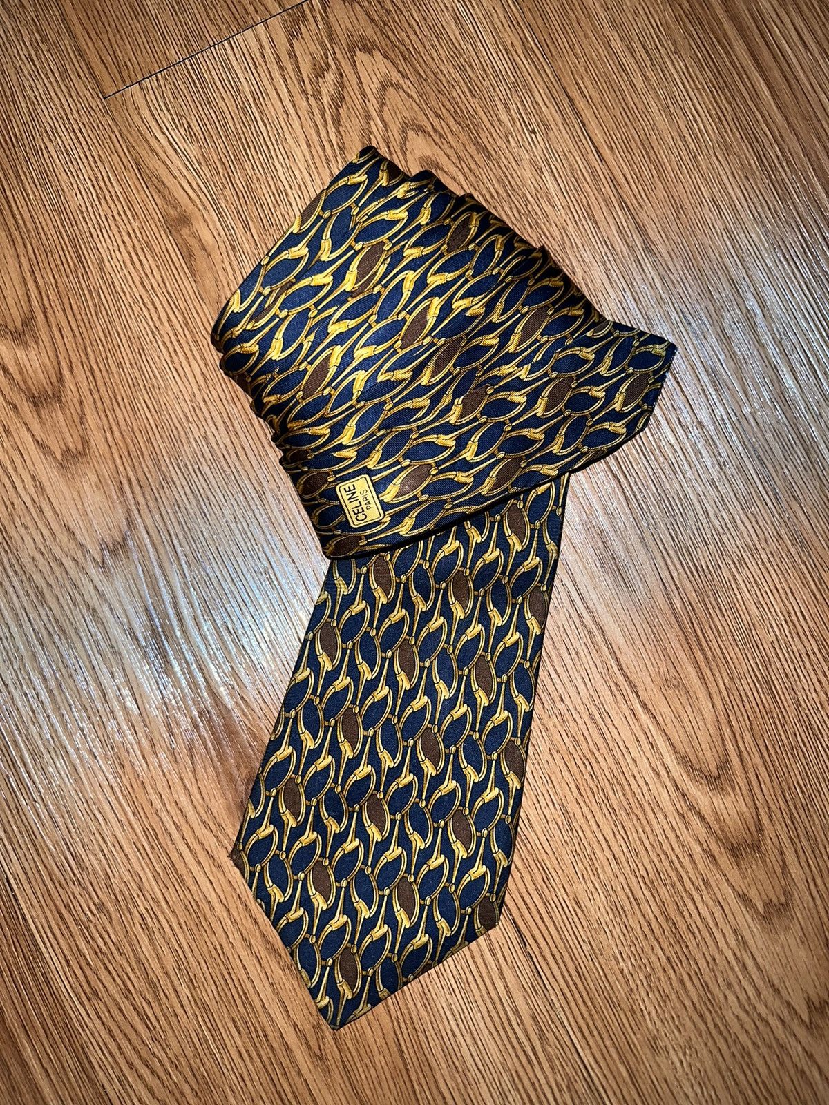 Celine × Designer × Vintage CELINE vtg rare item tie Size ONE SIZE - 2 Thumbnail