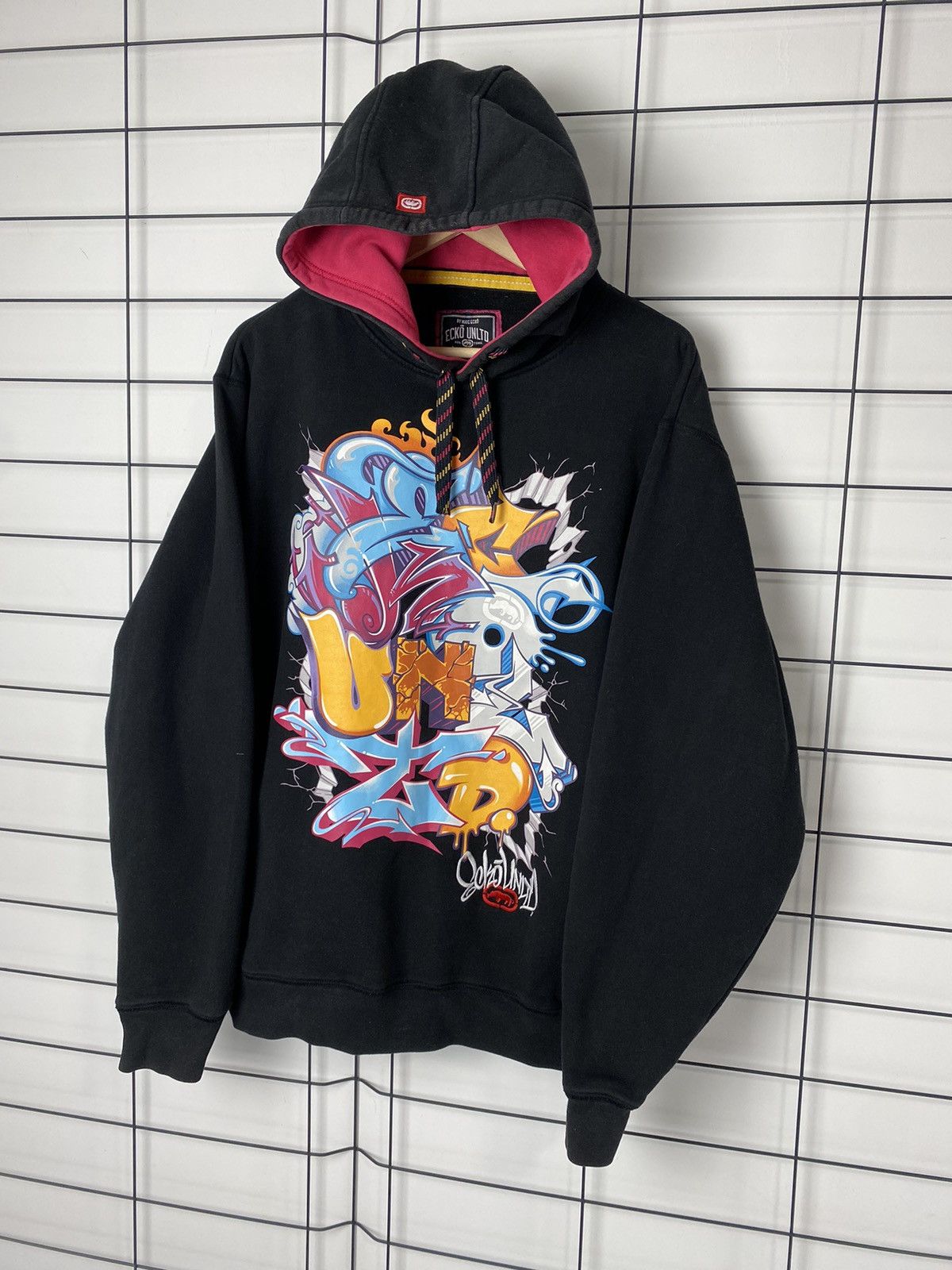 Other Vintage Ecko Unltd Y2K 2000's Black Big Logo Graffiti Size US XXL / EU 58 / 5 - 3 Thumbnail