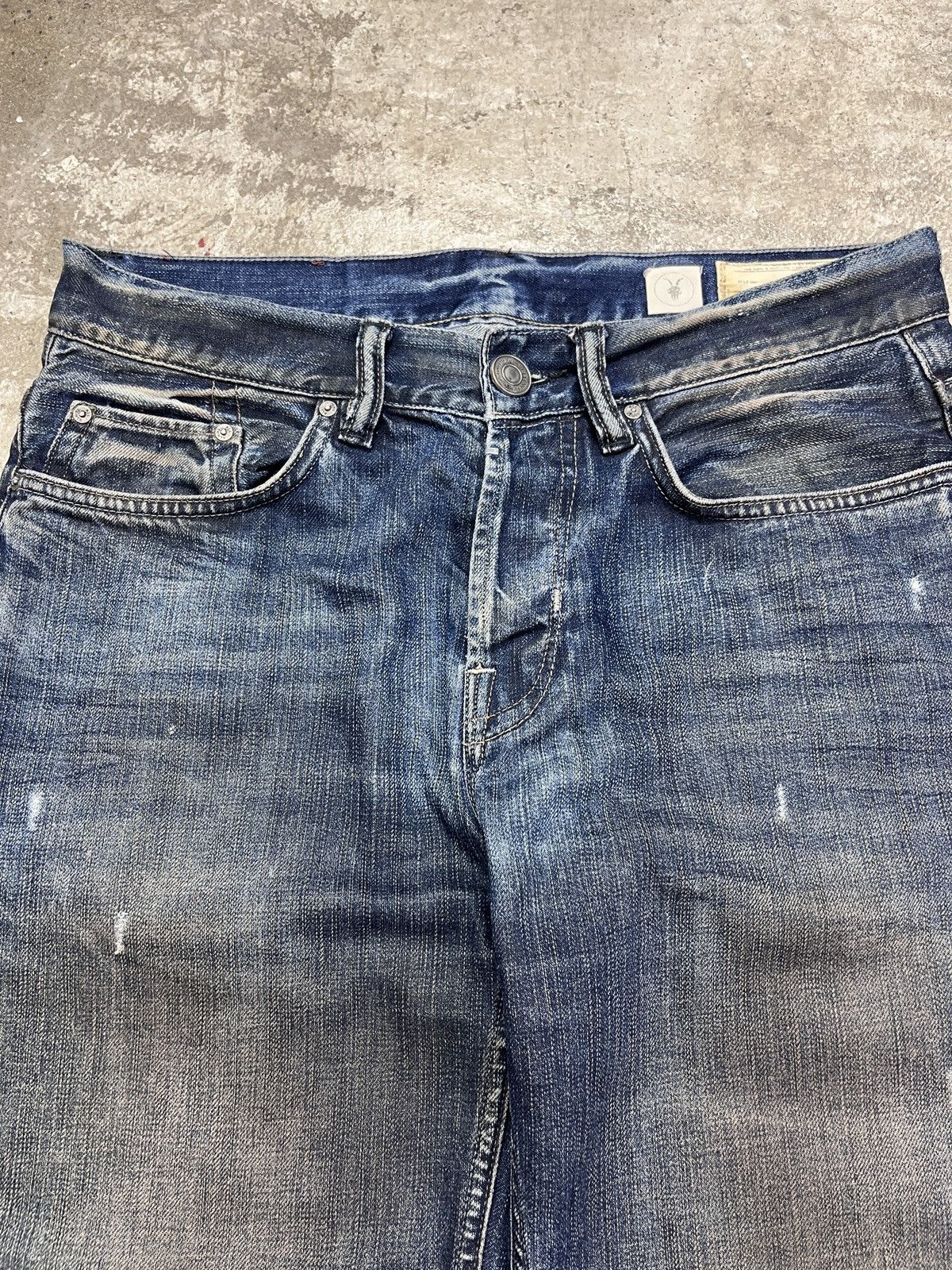 Allsaints × Vintage ALLSAINTS DIRTY FADE DENIM PANTS - LOT № 3149 Size US 30 / EU 46 - 4 Thumbnail