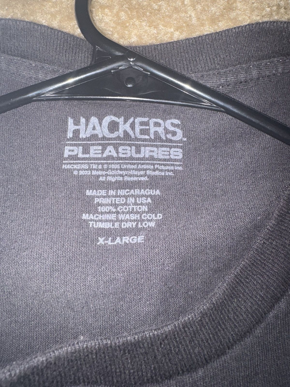 Pleasures Hackers tee Size US XL / EU 56 / 4 - 5 Thumbnail