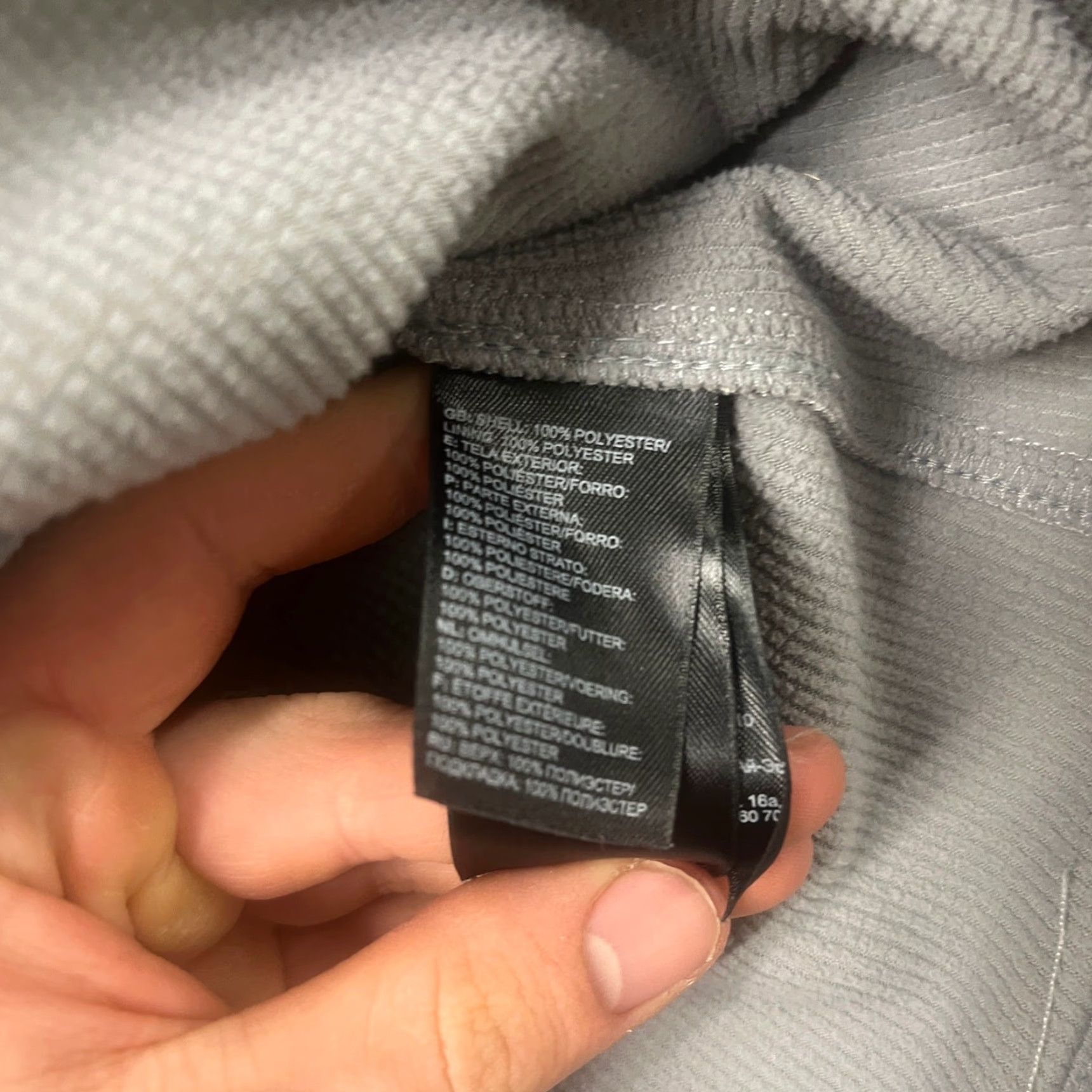 The North Face VINTAGE The North Face White Gray Womens S Full Zip Windwall Fleece Jacket Size S / US 4 / IT 40 - 7 Thumbnail