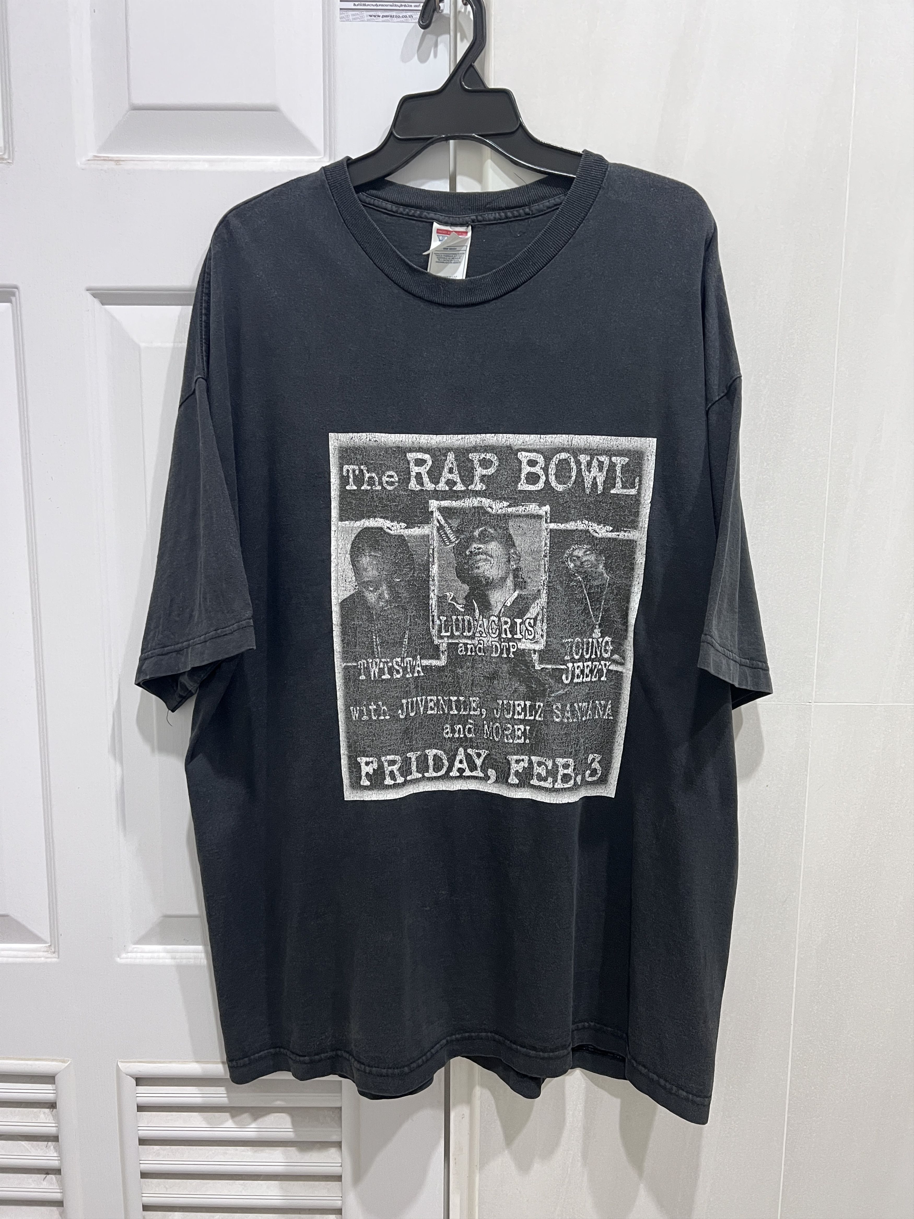 Vintage Y2K Rap Bowl Ludacris Twista Jeezy Juvenile Juelz Santana Size US XXL / EU 58 / 5 - 2 Thumbnail