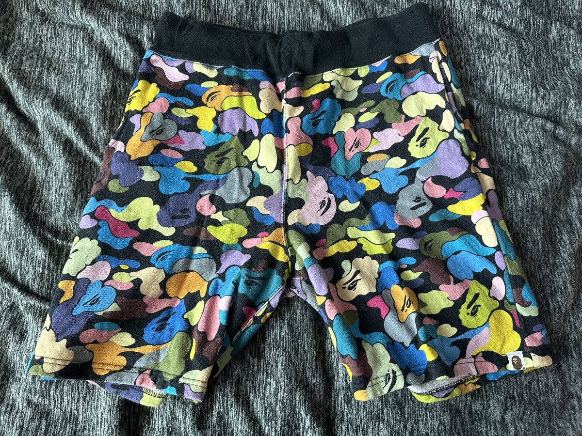 Bape Multi Camo Sweat Shorts Size US 34 / EU 50 - 1 Thumbnail