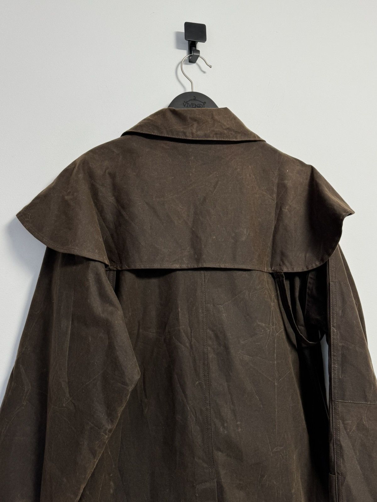 Other Burke Wills vintage wax waxed cotton short weatherall jacket Size US M / EU 48-50 / 2 - 19 Thumbnail