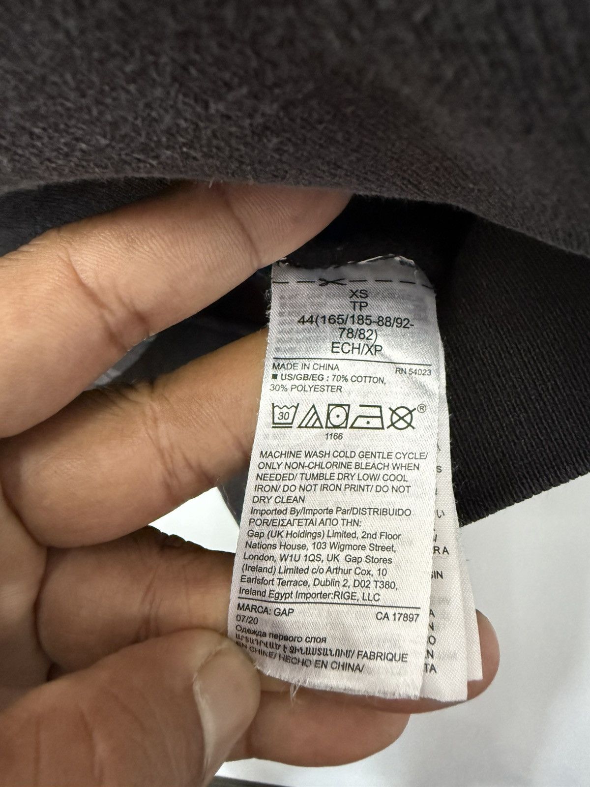 Gap 🔥 Vintage GAP SWEATSHIRT RAGLEN SLEEVES 1969 - XS Size US S / EU 44-46 / 1 - 8 Thumbnail