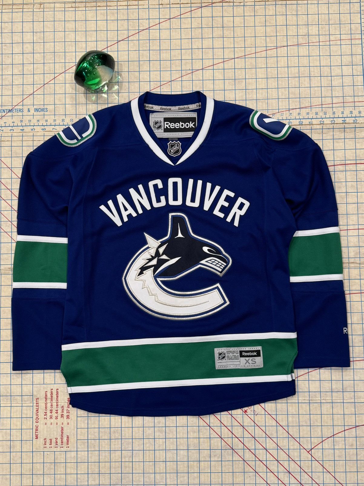 Reebok Reebok Vancouver Canucks Jersey 2015 Blue Mens Size XS Orca Size US XS / EU 42 / 0 - 1 Thumbnail