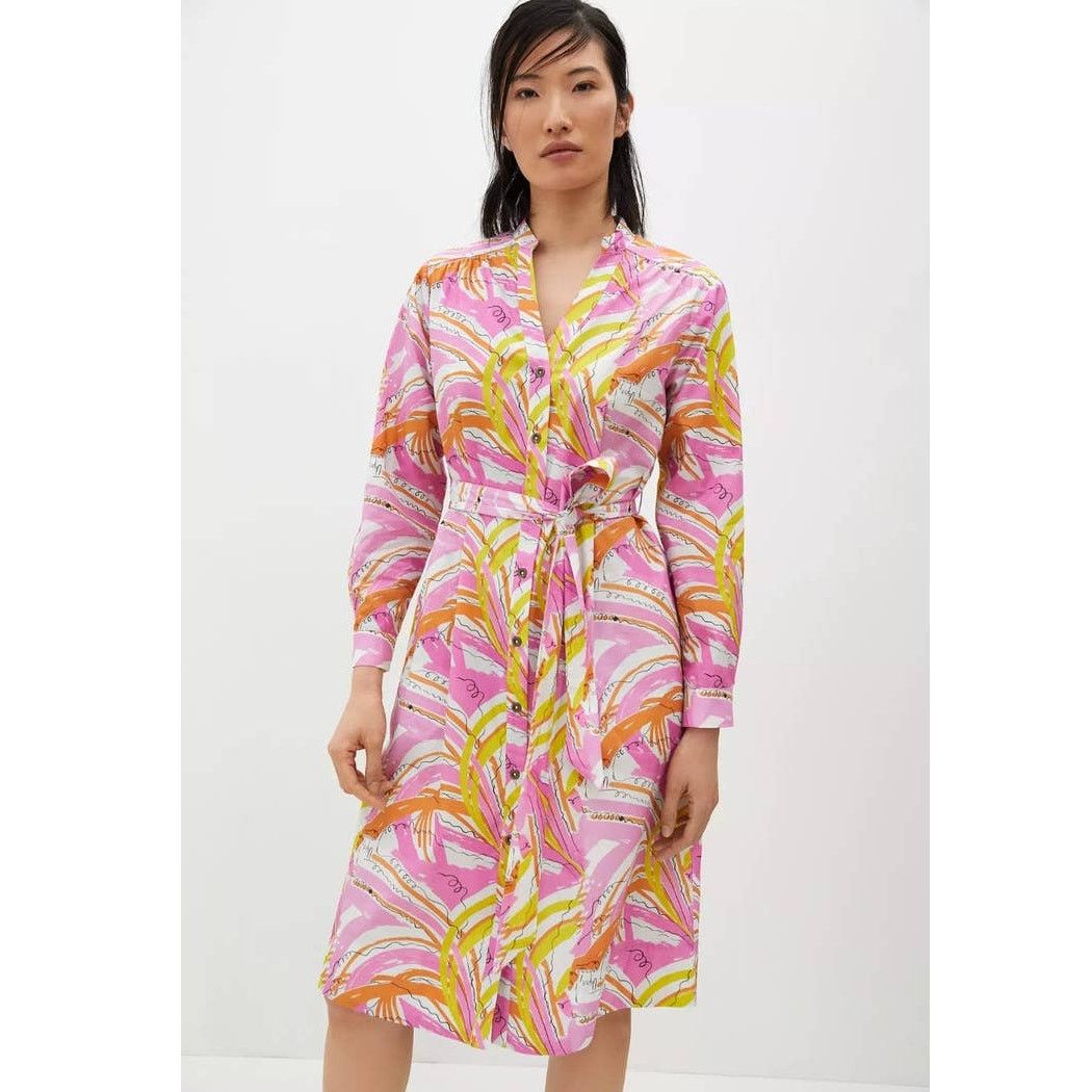 New Vera for Anthropologie Confetti Midi Dress $168 SMALL -  cruiseboatoman.com