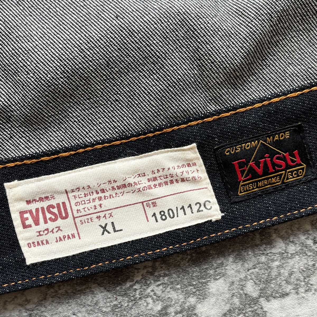 Evisu Seagull Insert Daicock Denim Jacket