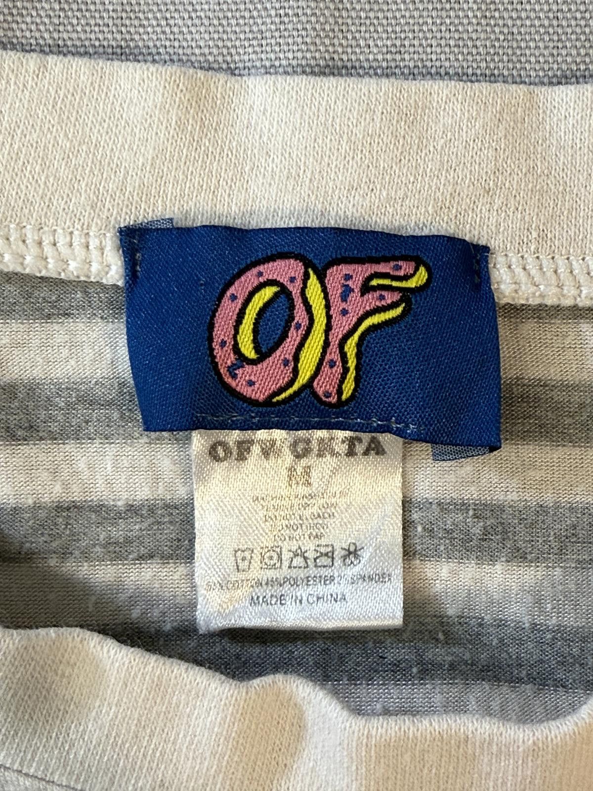Designer OFWGKTA Striped T-shirt Odd Future Logo Donuts Striped Tee Size US M / EU 48-50 / 2 - 2 Thumbnail