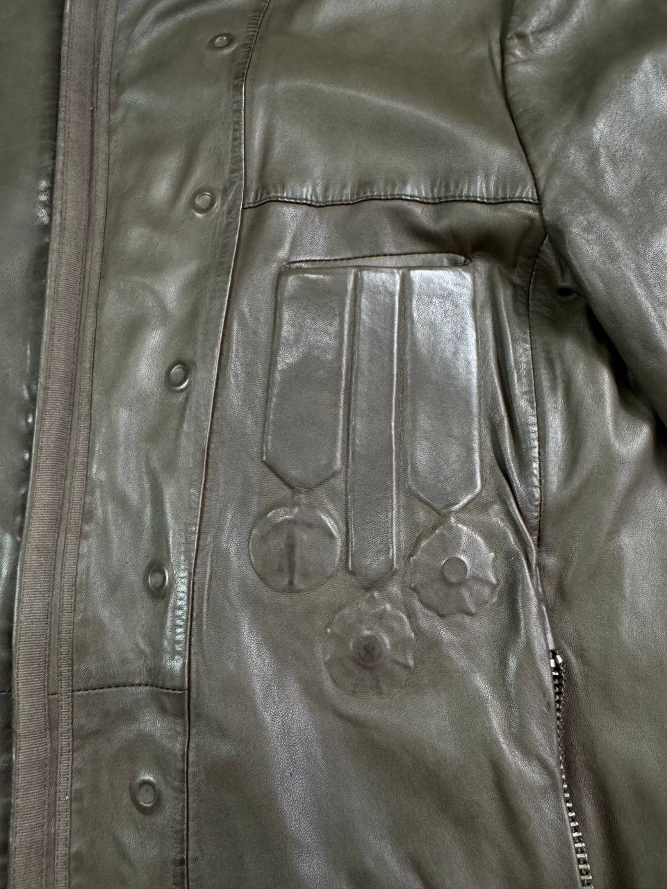 Diesel Black Gold Diesel Black Gold Label Sheep Leather Moto Jacket Biker Size US XXL / EU 58 / 5 - 4 Thumbnail