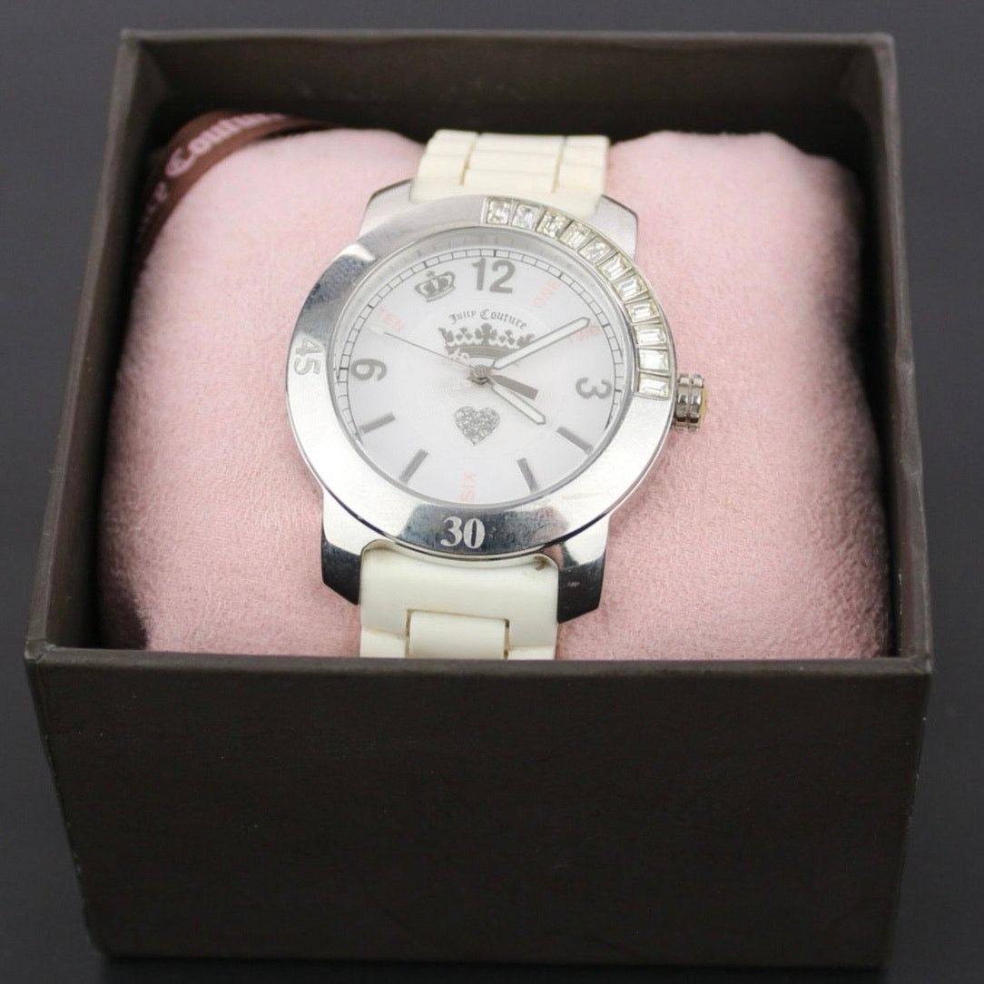 Juicy Couture Juicy Couture BFF White Dial Watch Size ONE SIZE - 2 Thumbnail