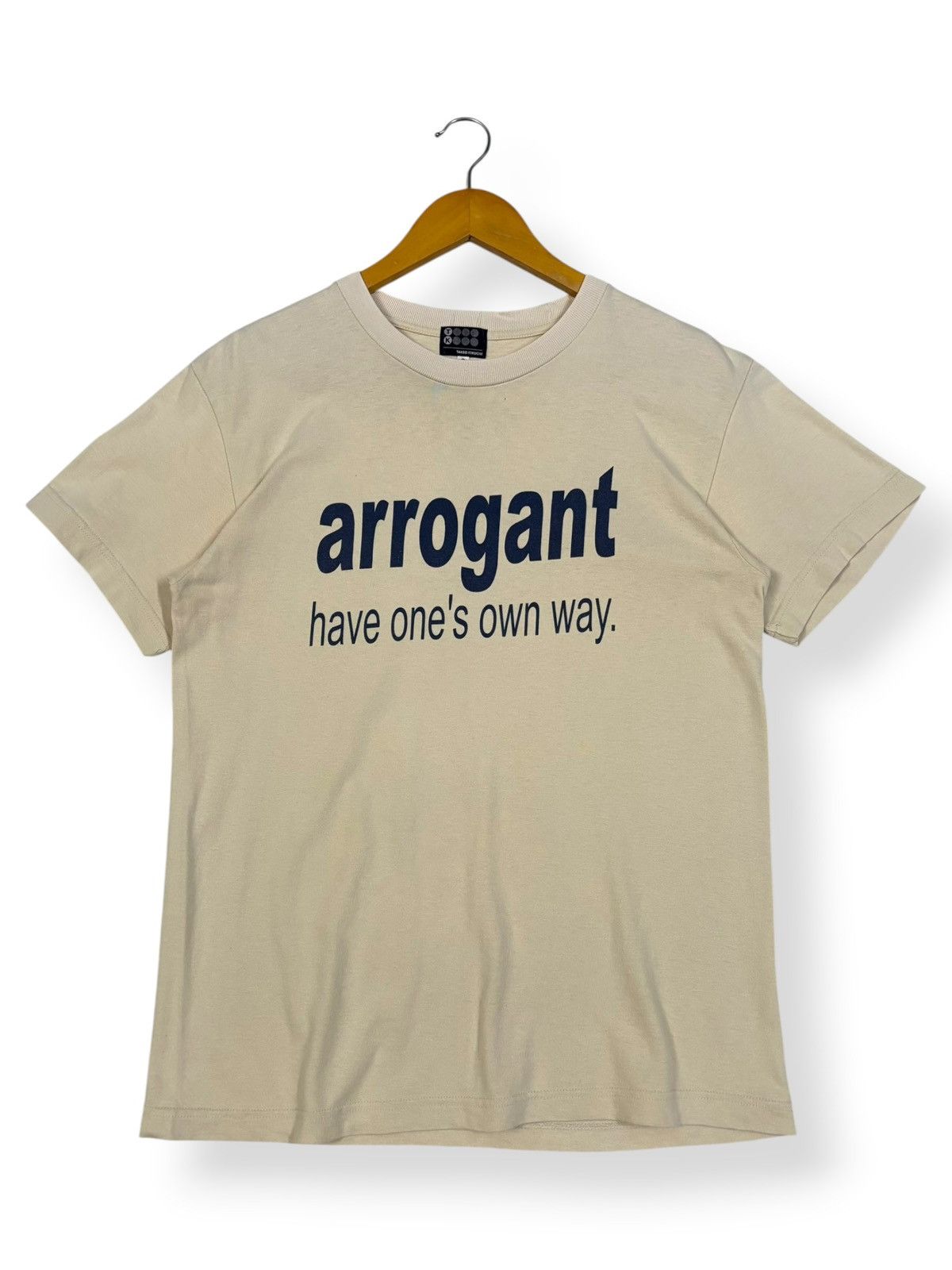 Takeo Kikuchi Vintage Takeo Kikuchi “Arrogant Have One’s Own Way” T-shirt Size US M / EU 48-50 / 2 - 2 Thumbnail