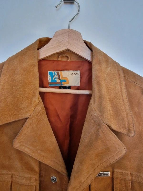 Diesel Rare Vintage Diesel ‘Montreal’ Suede Safari Jacket Size US L / EU 52-54 / 3 - 2 Thumbnail