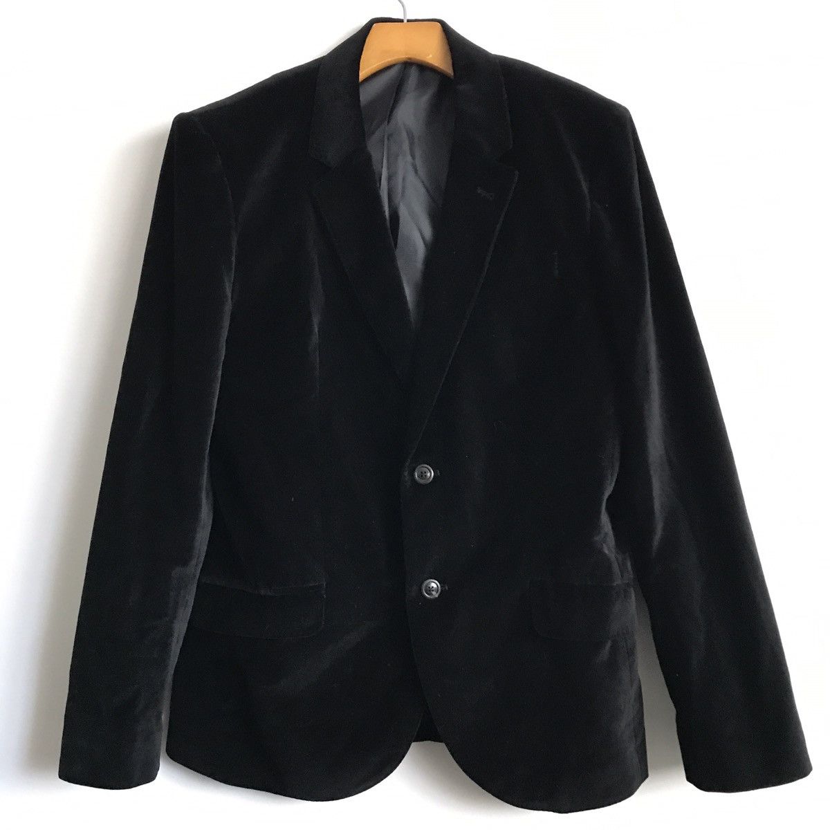 Armani Exchange Armani Exchange Velvet Black Blazer Smoking Jacket Mens M Size 36R - 1 Thumbnail