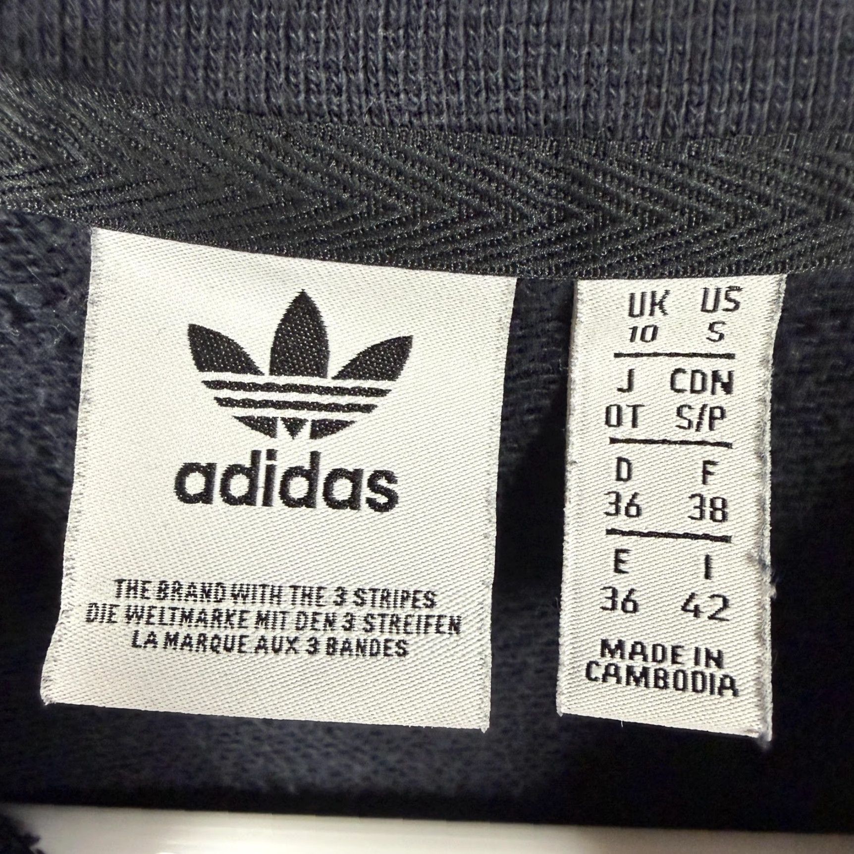 Adidas Adidas Sweatshirt Womens S Black Trefoil Raglan 3 Stripes Crewneck Pullover Casual Streetwear Size S / US 4 / IT 40 - 5 Thumbnail