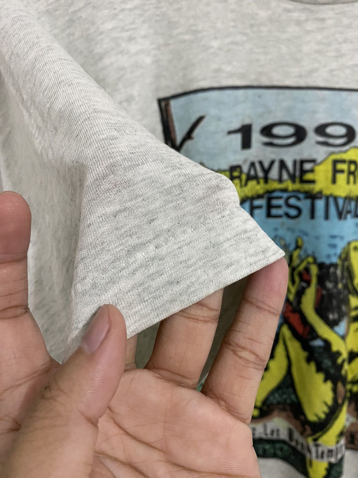 Vintage 🖤BLACKFRIDAY🖤1993 Rayne Frog Festival Tee Size US XL / EU 56 / 4 - 7 Thumbnail