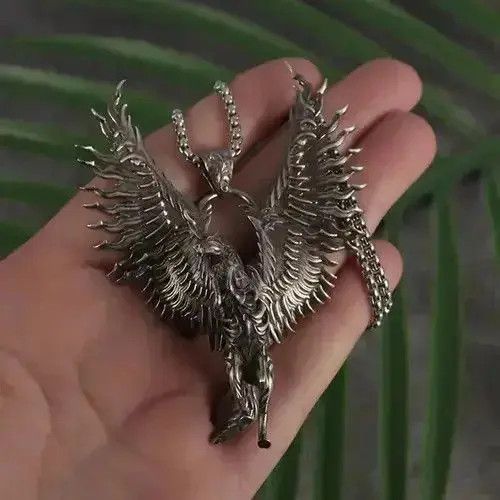 Vintage Unicorn Wings Necklace Size ONE SIZE - 8 Thumbnail