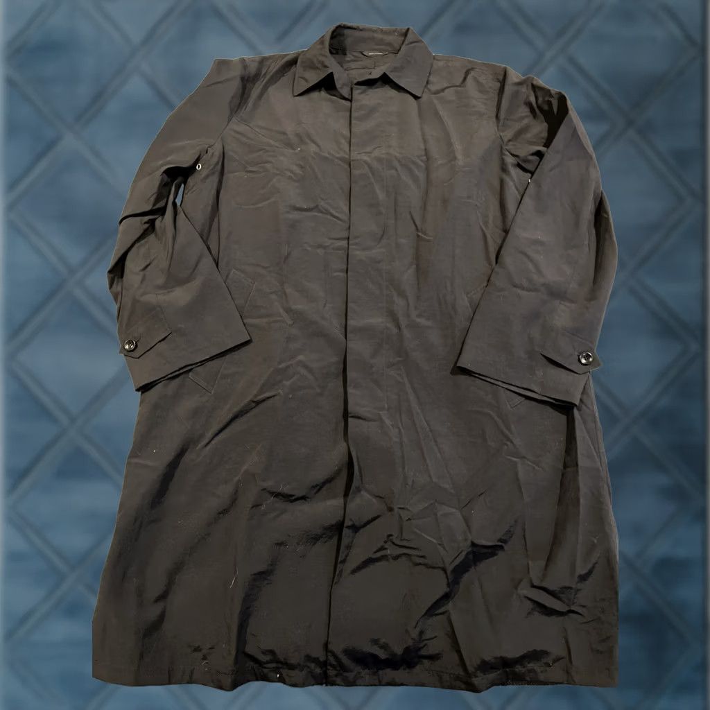Armani Armani Collezioni Coat Rain Coat Water Repellent Black Men's XL Trench Jacket Coat Weatherproof Muddy Windproof (adjust to fit 200-char max) Size US XL / EU 56 / 4 - 1 Thumbnail