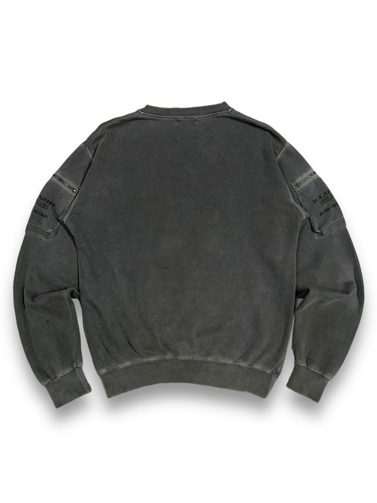 Japanese Brand Vintage Japanese Brand FB Key US Army Faded Sweatshirt Size US M / EU 48-50 / 2 - 2 Thumbnail
