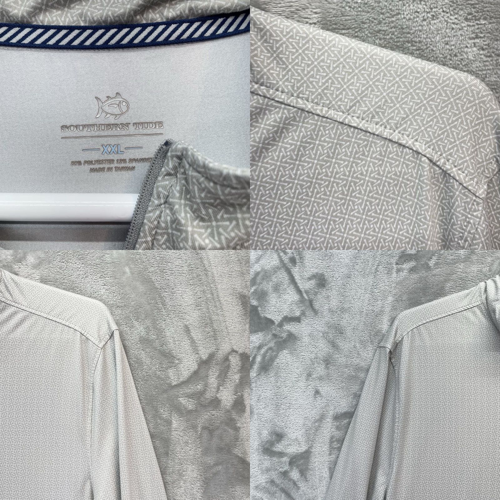 Southern Tide Southern Tide pullover Men's size 2XL pine Ridge cruiser golf performance AOP Size US XXL / EU 58 / 5 - 8 Thumbnail