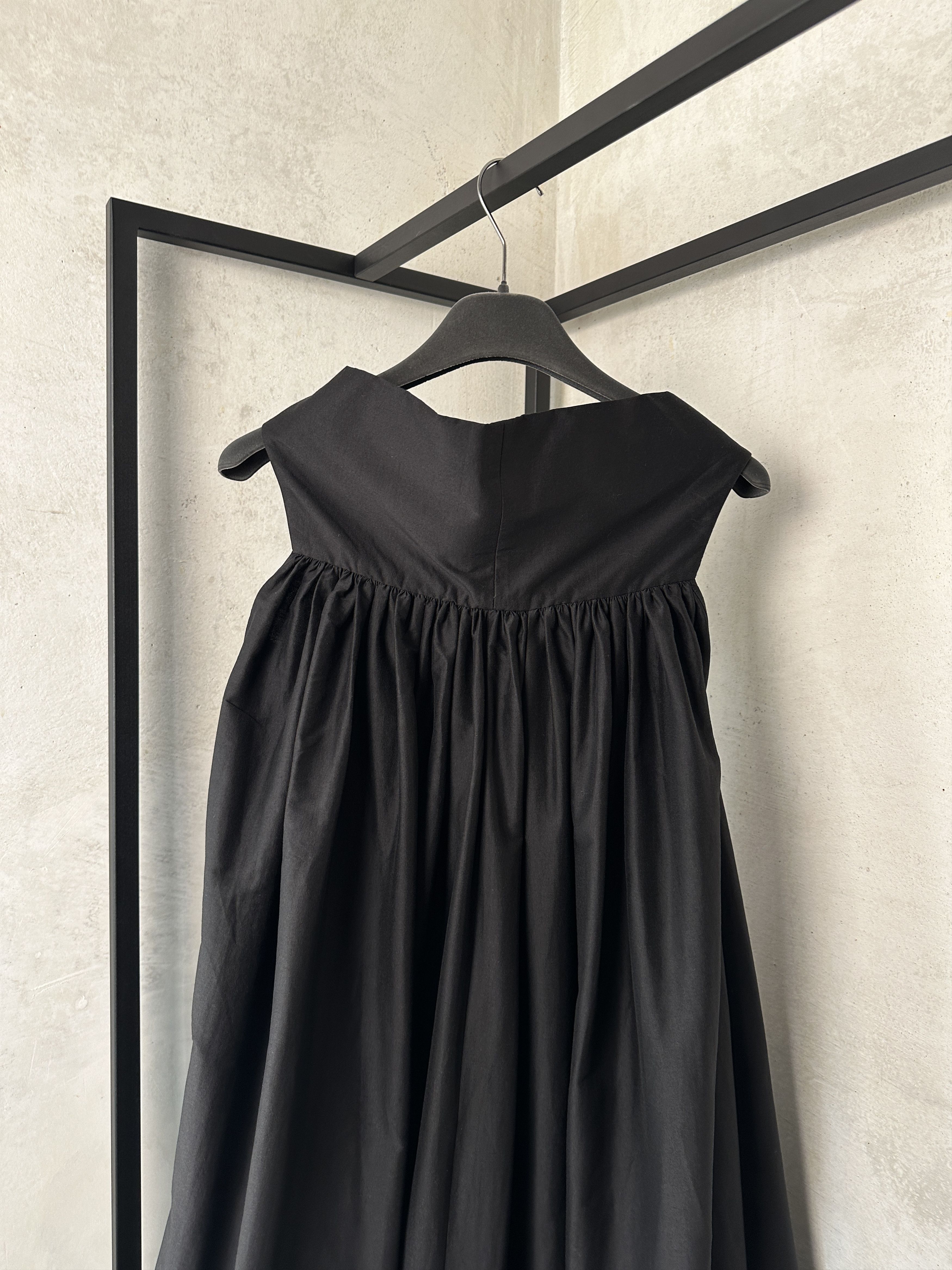 Rick Owens Rick Owens Anthem SS11 Draped Cotton Midi Dress Size S / US 4 / IT 40 - 6 Thumbnail