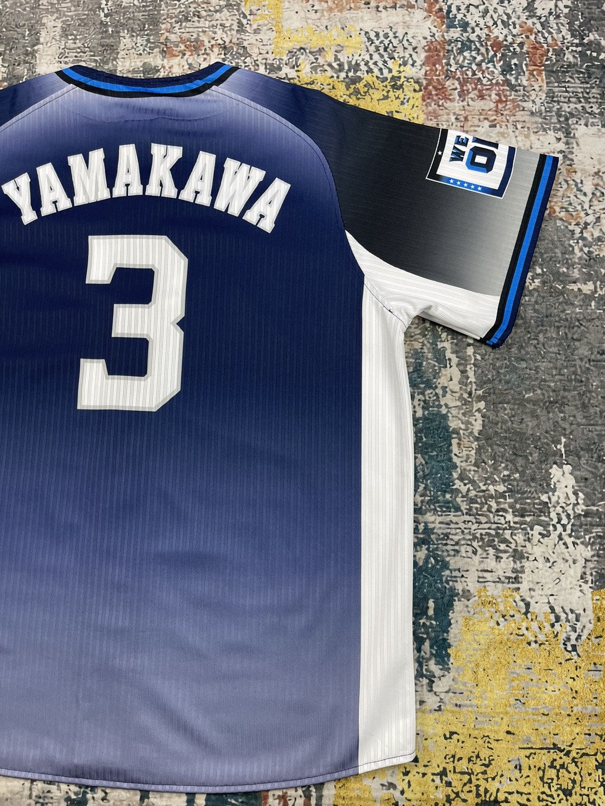 MLB Majestic Saitama Seibu Third Uniform Jerseys Size US L / EU 52-54 / 3 - 5 Thumbnail
