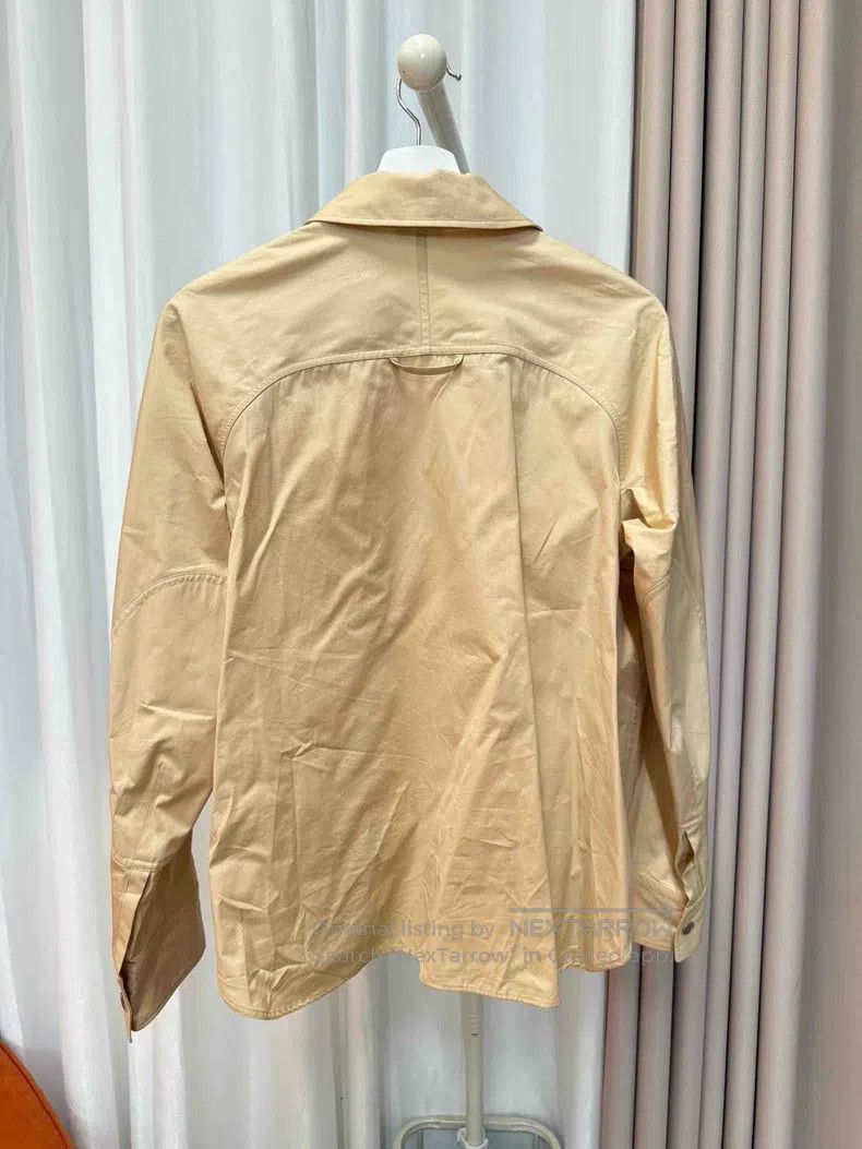 Hermes Hermes Asymmetrical structure shirt jacket, khaki color Size XS / US 0-2 / IT 36-38 - 2 Thumbnail
