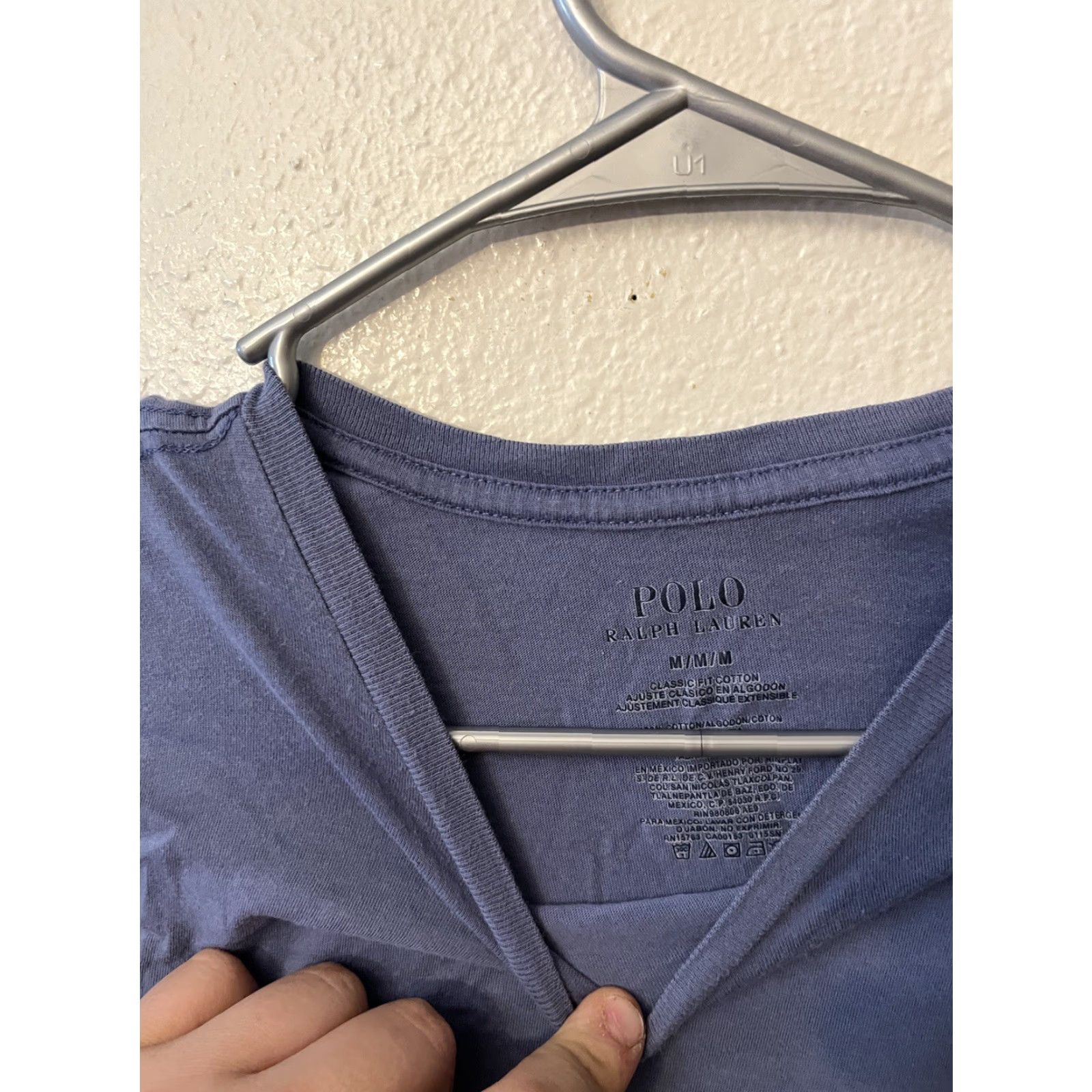 Polo Ralph Lauren Polo Ralph Lauren Sleepwear Shirt Men M Blue Sleep Shirt Knit Cotton V-Neck Long Sleeve EUC Designed Logo Classic Seasonal Regular Men Size US M / EU 48-50 / 2 - 3 Thumbnail