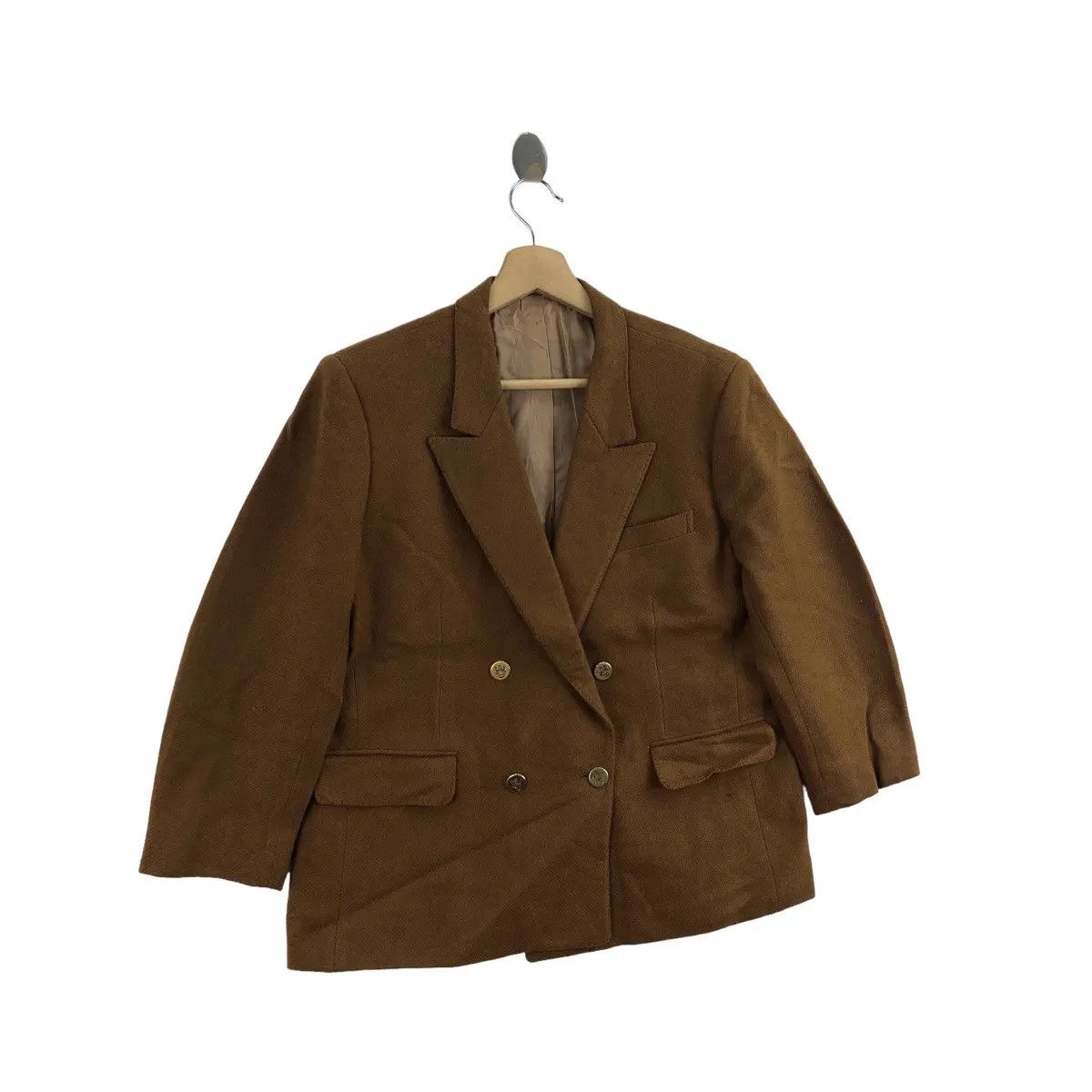 Aquascutum Vtg AQUASCUTUM LONDON 1851 Peacoat 2 Button Blazer Sport Size S / US 4 / IT 40 - 4 Thumbnail