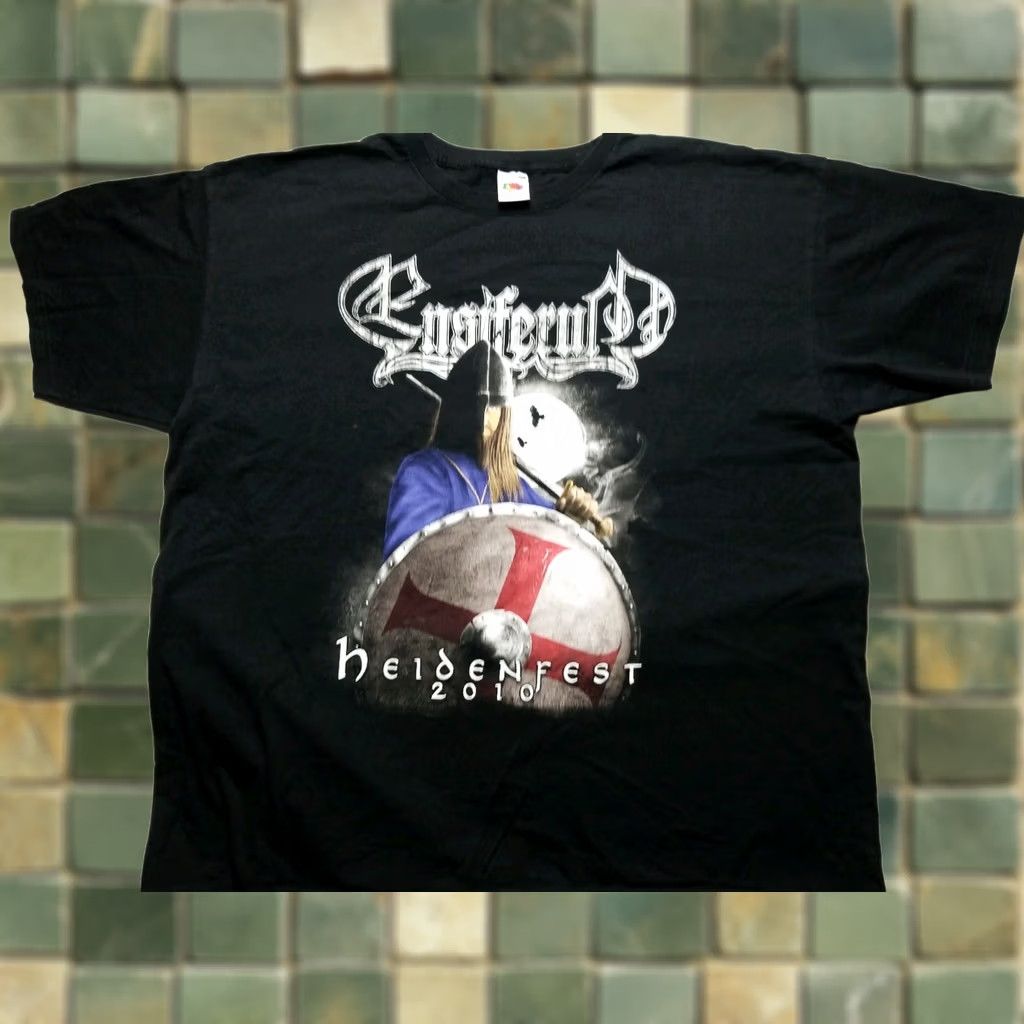 Fruit Of The Loom Vintage Black Metal Shirt XXL Fruit of the Loom Mens Size US XXL / EU 58 / 5 - 1 Thumbnail