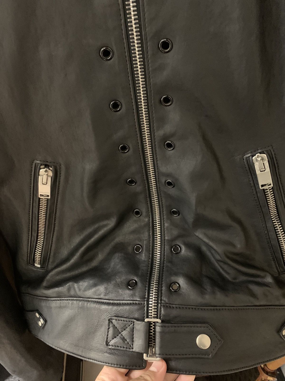 Saint Laurent Paris Saint Laurent 2014SS Studded Cafe racer jacket Size US M / EU 48-50 / 2 - 4 Thumbnail