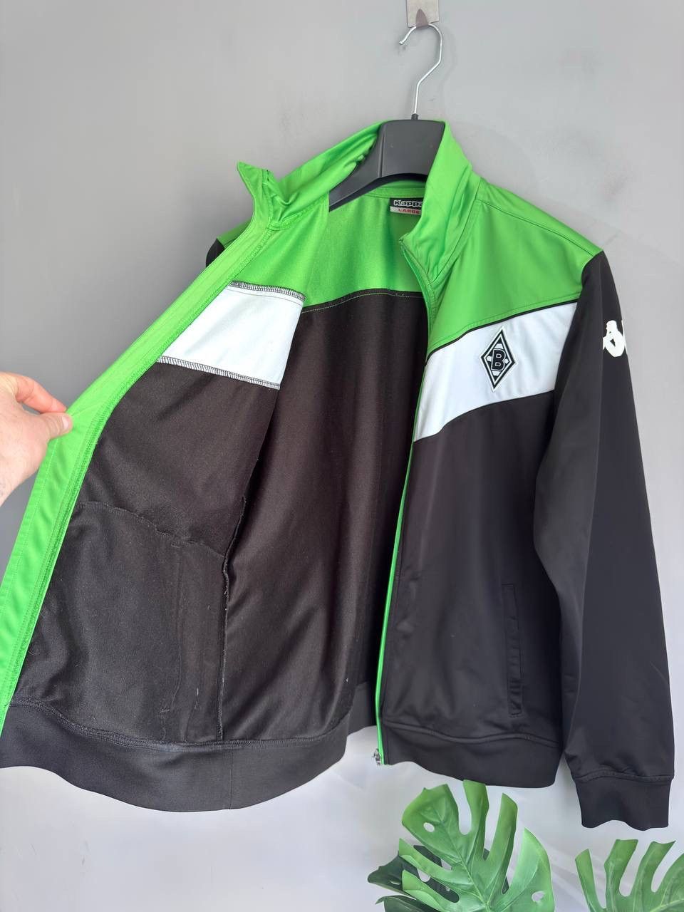 Kappa Borussia Monchengladbach 2012/13 Soccer Track Jacket, Size L Size US L / EU 52-54 / 3 - 12 Thumbnail