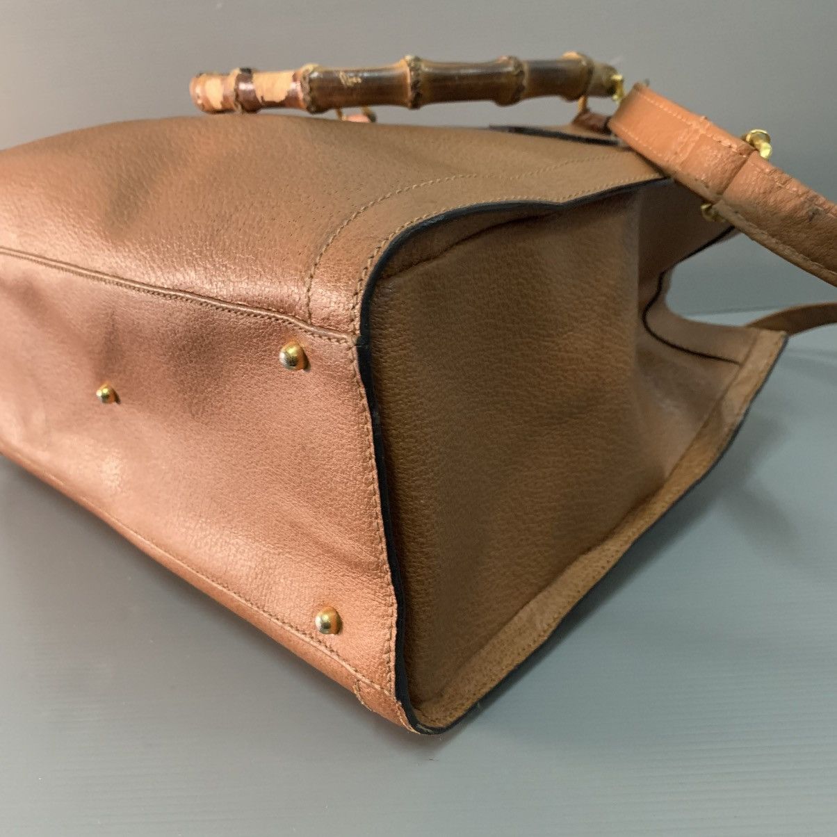 Gucci Gucci Bamboo Leather Vintage Handbag Size ONE SIZE - 6 Thumbnail