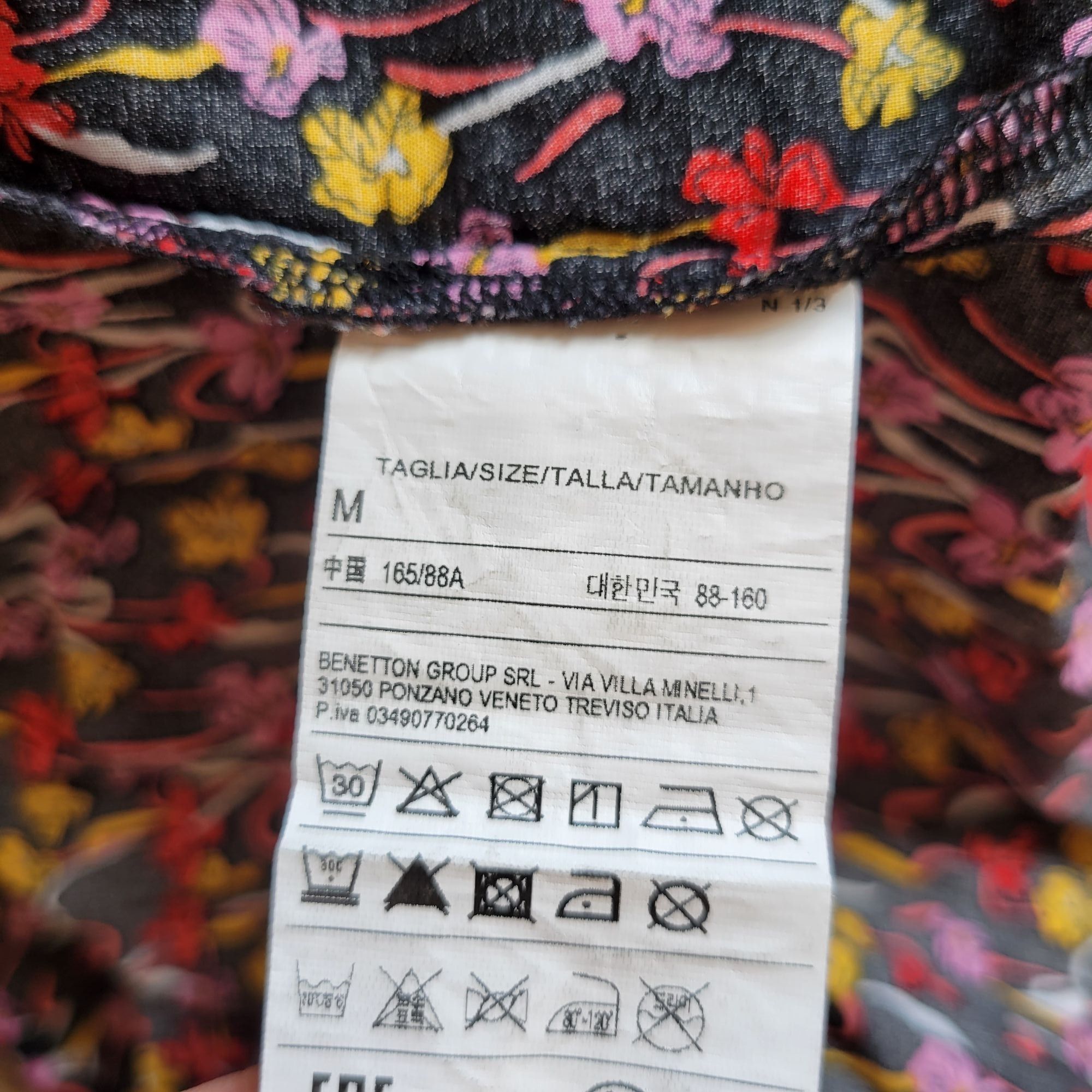 United Colors Of Benetton United Colors Of Benetton Long Sleeve Floral Button Down Shi Size M / US 6-8 / IT 42-44 - 5 Thumbnail