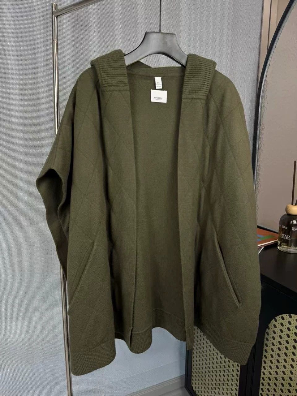 Burberry Burberry Olive Green Cape Coat One Size Size US M / EU 48-50 / 2 - 1 Thumbnail