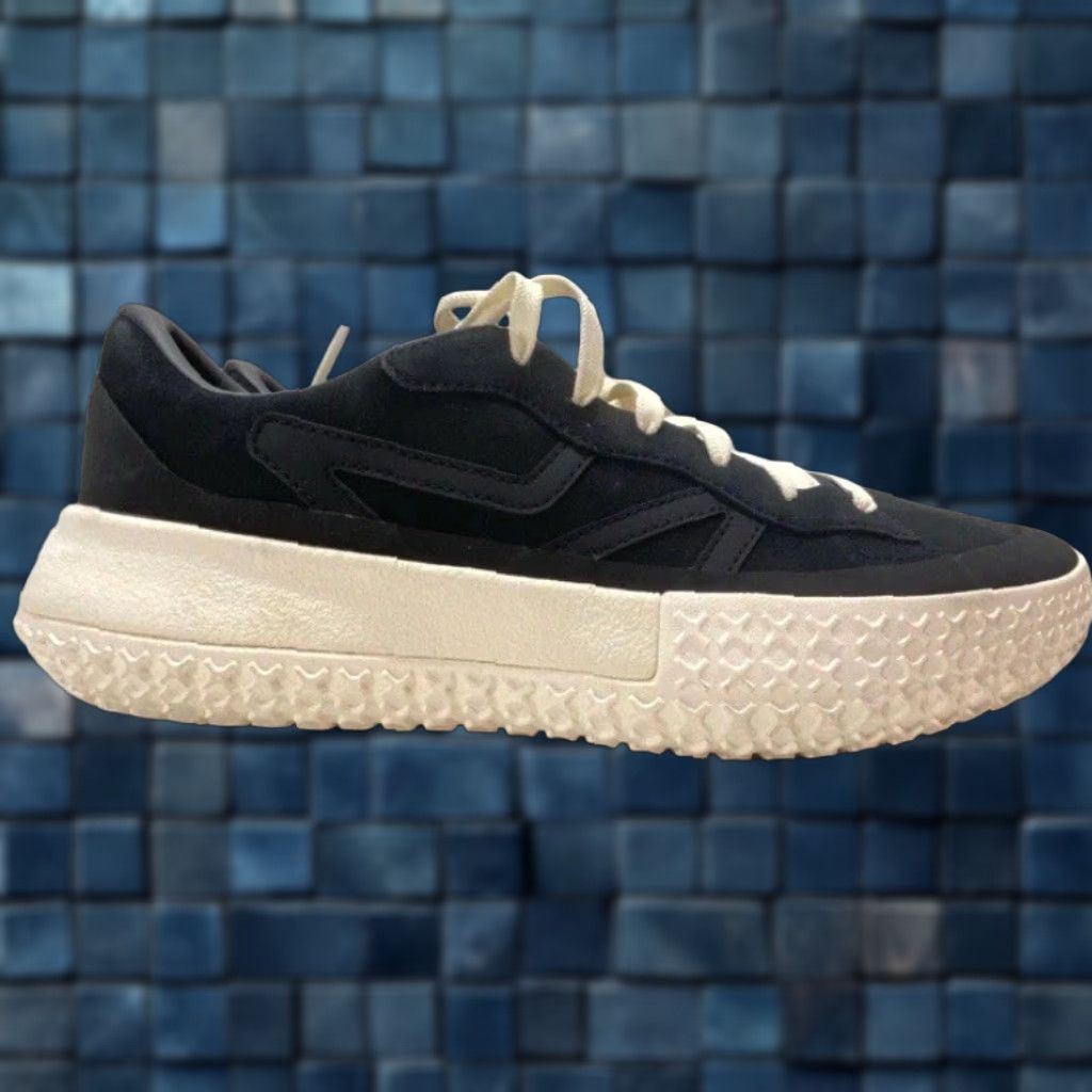 Brandblack Brandblack Athletic Sneakers Black White Mens SS24 Downtown Evo 9 US 9 UK 9 AU 45 EU Suede Lace Up Round Toe Casual Shoes Size US 9 / EU 42 - 1 Thumbnail