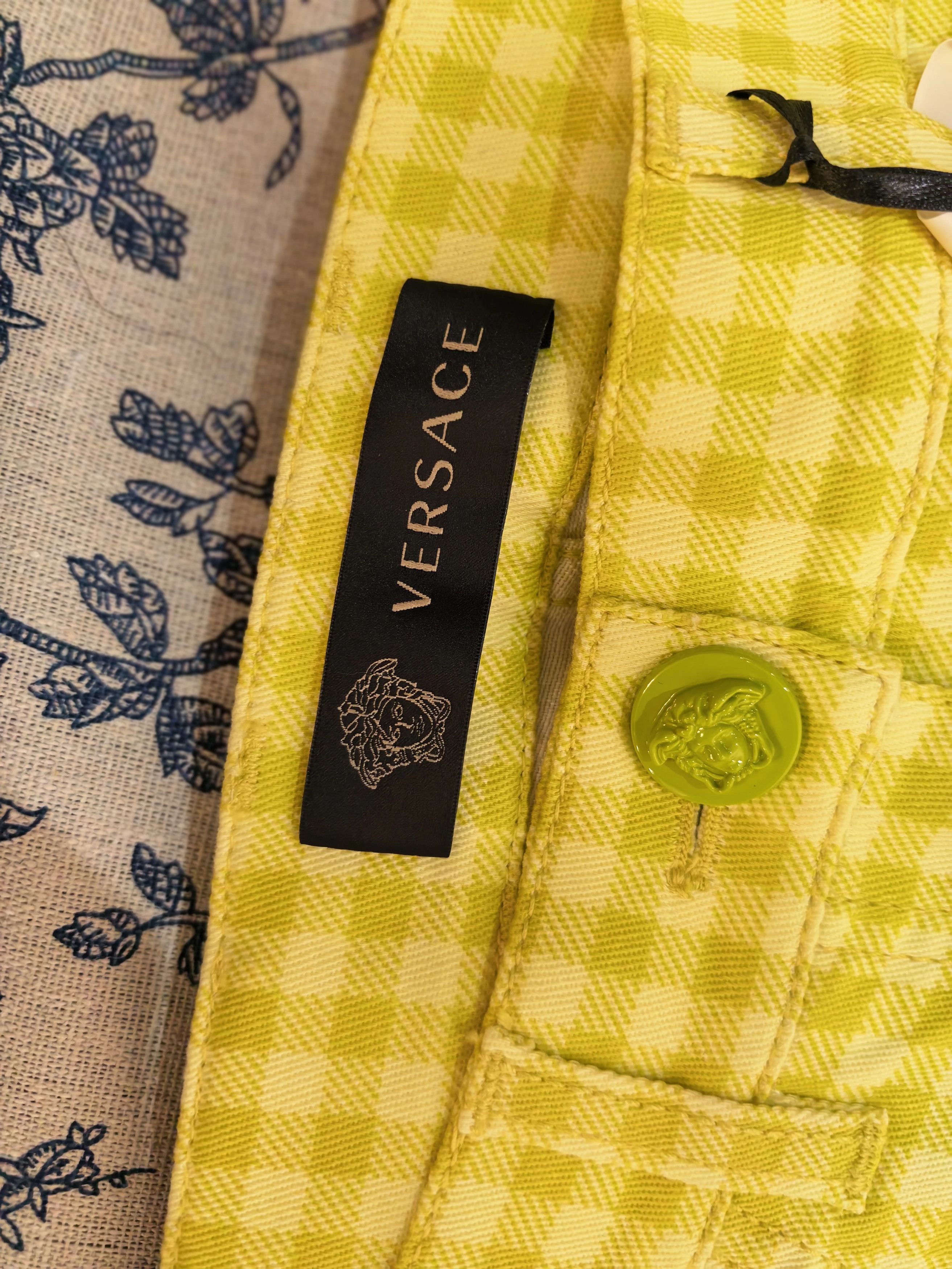 Versace Versace Main Line Runway Houndstooth Pants 26 Size 26" / US 2 / IT 38 - 3 Thumbnail